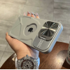 Чехол для iPhone Grey Silicone с защитой камеры и подставкой