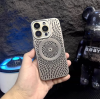 Чехол для iPhone 15 Plus Burmester Silver with Magsafe