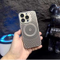 Чехол для iPhone 15 Plus Burmester Silver with Magsafe