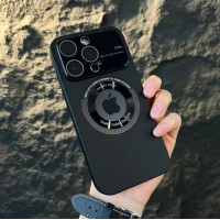 Чехол для iPhone Black Magsafe Glass
