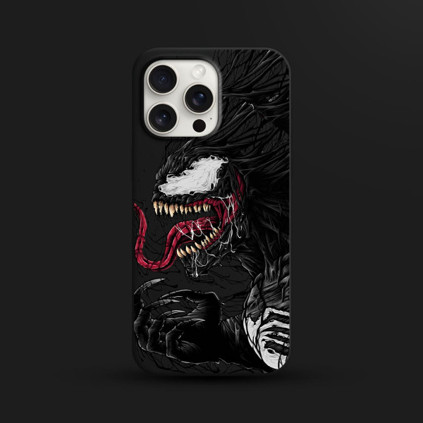 Чехол для iPhone 14 Plus Веном язик