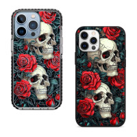 Чохол для iPhone 15 Черепи та троянди