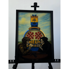 LED постер Стела Карты с подсветкой