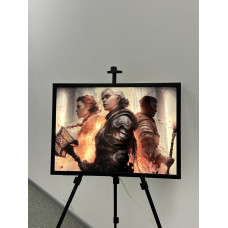 LED постер Witcher с подсветкой