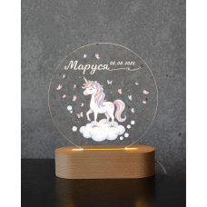 Постер в детскую комнату с именем и важной датой