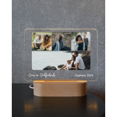 Постер из акрила Наша семья (с подсветкой)