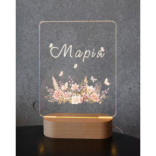 Лампа в детскую спальню (с полной персонализацией)