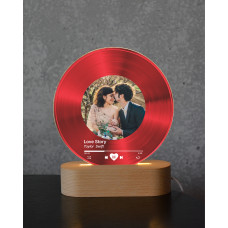 Акриловый постер Воспоминания на виниле (с подсветкой)