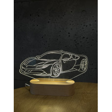 Постер из акрила, с подсветкой и вашим авто