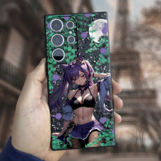 Чехол для Android Фиолетовая девочка