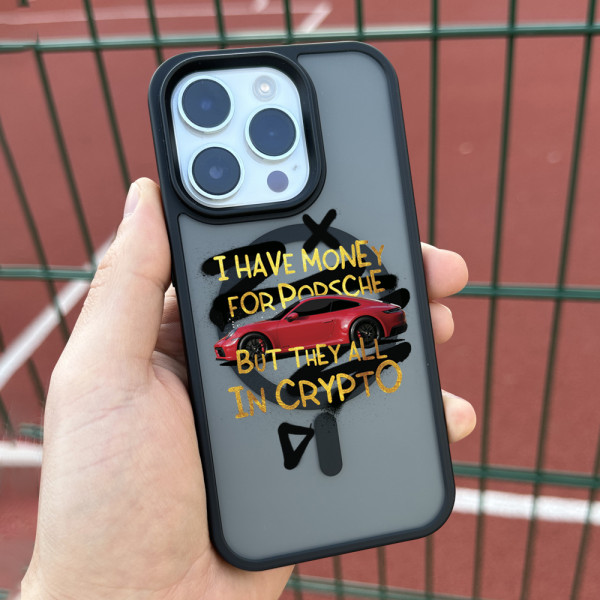 Чехол для iPhone 17 Pro Max Crypto Porshe