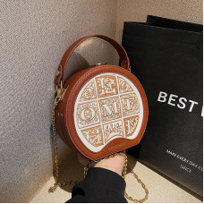 Круглая винтажная сумка "Vintage Elegance"