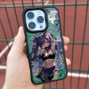 Чехол для iPhone 15 Фиолетовая девочка