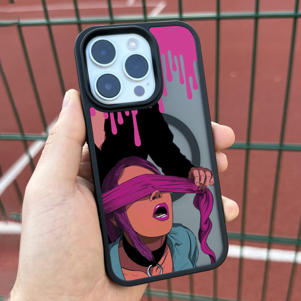 Чехол для iPhone 17 Pro Max Girl Brushes