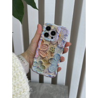 Чехол для iPhone 13 TPU FLOWERS