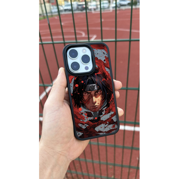 Чехол для iPhone 15 Итачи Лицо