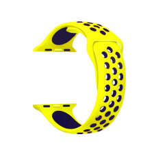Ремінець Sport Apple Watch Yellow Dark Blue