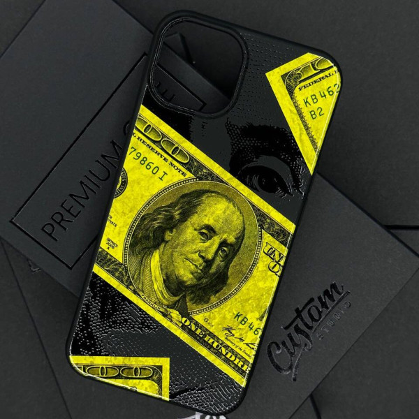 Чехол для iPhone 13 Pro Max Yellow Dollars