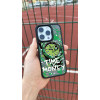 Чехол для iPhone 15 Time is Money Green