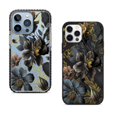 Чехол для iPhone Чорні Квіти
