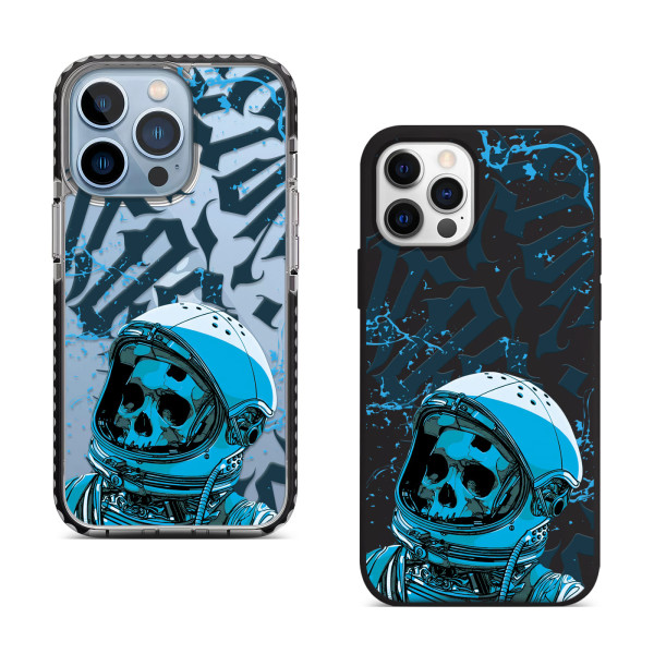 Чехол для iPhone Космонавт Череп