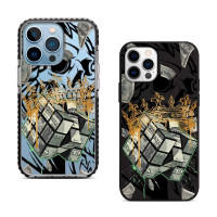 Чехол для iPhone 16 Plus Кубик Корона