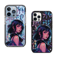 Чехол для iPhone 15 Neon Girl