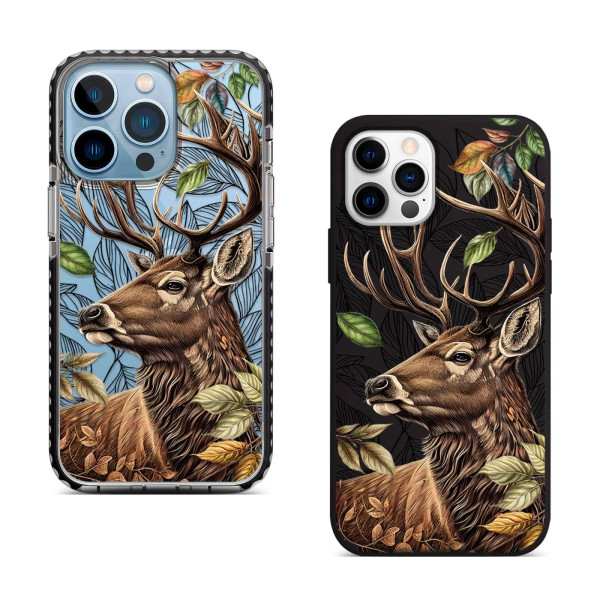 Чехол для iPhone Олень Листя