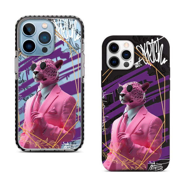 Чехол для iPhone Пантера Піджак
