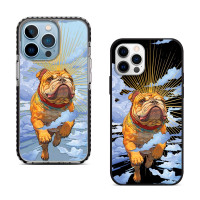 Чехол для iPhone 16 Plus Собака Облака