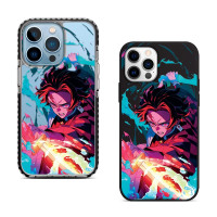 Чехол для iPhone 15 Танджиро Облака