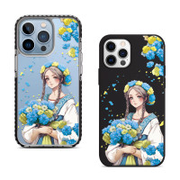 Чехол для iPhone 16 Украинка букет