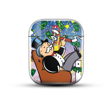 Чехол для AirPods 4 Build an Empire (фон небо)