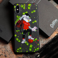 Чехол для iPhone 14 Plus Багз Банни портфель