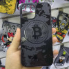 Чехол для iPhone 15 Bitcoin Black