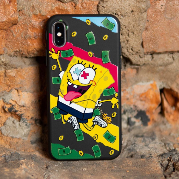 Чехол для iPhone 15 Спанч Боб