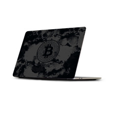 Чехол для MacBook Pro 16 (2021-2023) M1/M2/M3 Bitcoin Black A2485 (M1) A2780 (M2) A2991 (M3)