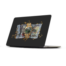 Чехол для MacBook Pro 17 (2006-2012) Banknote and Watch A1297