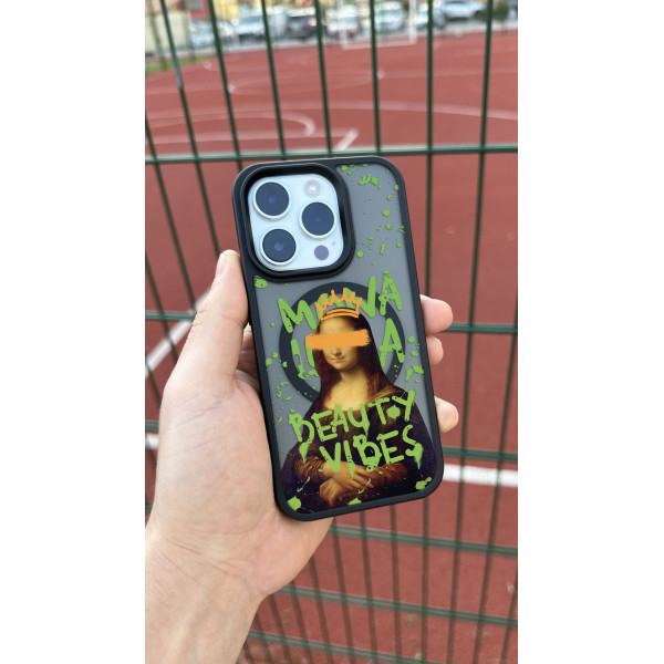 Чехол для iPhone X Mona Green