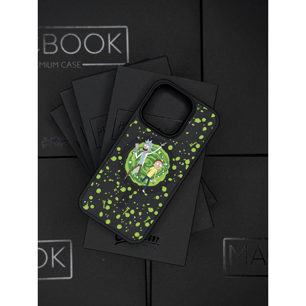 Чехол для iPhone 15 Morty Portal