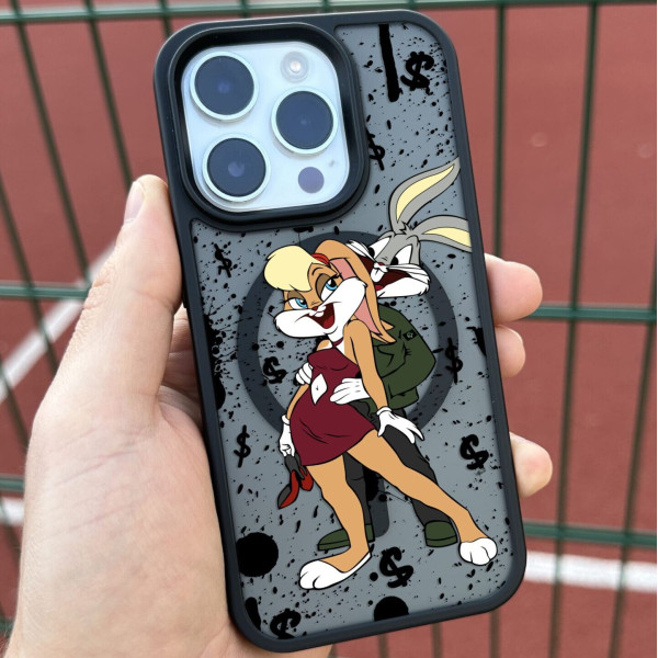 Чехол для iPhone 15 Банни Пара