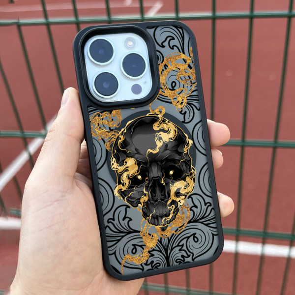 Чохол для iPhone 15 Череп Візерунок