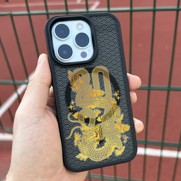 Чехол для iPhone 15 Дракон 2024