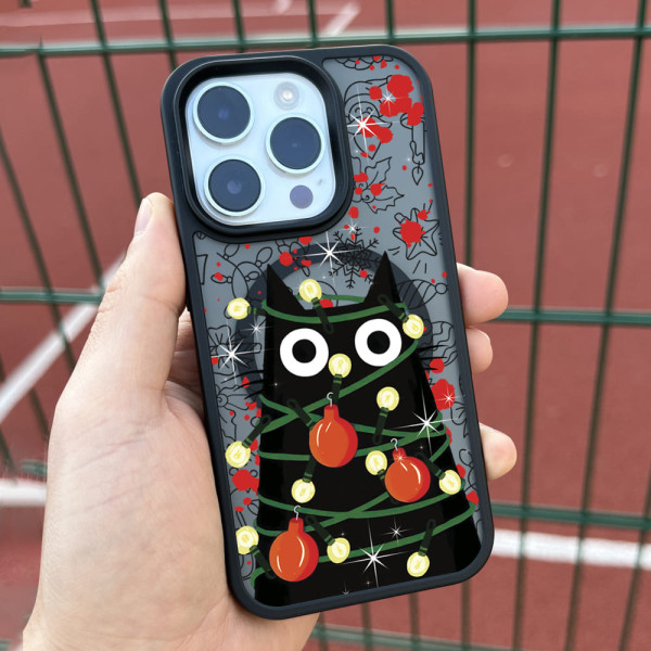 Чехол для iPhone Кіт Гірлянда