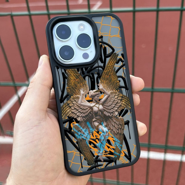 Чехол для iPhone 13 Крылья Статуя