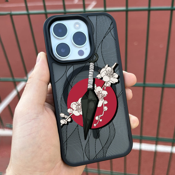 Чехол для iPhone 16 Pro Max Кунай Сакура