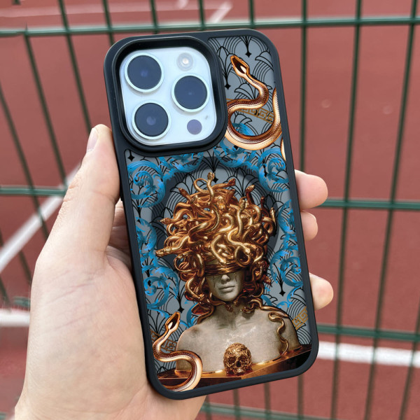Чехол для iPhone 15 Медные Змеи