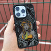 Чехол для iPhone 16 Plus Медуза Стакан