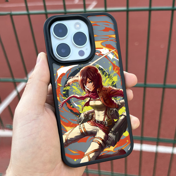 Чехол для iPhone 15 Микаса Клинок