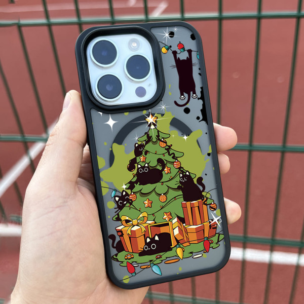 Чехол для iPhone Ялинка коти